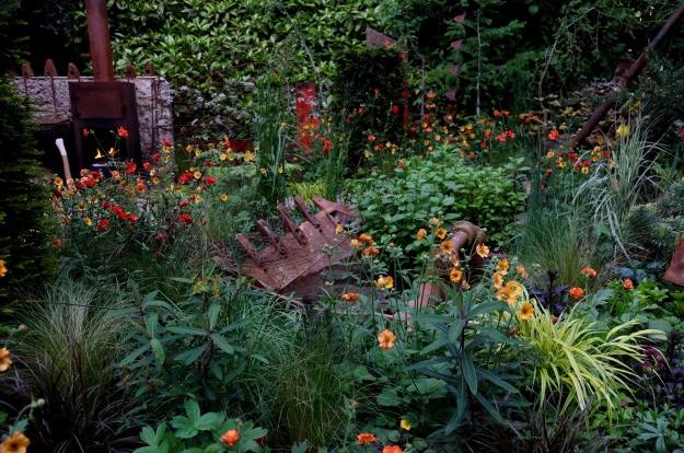 Walker's 'Forgotten Quarry' Garden.  RHS Chelsea Flower Show 2019